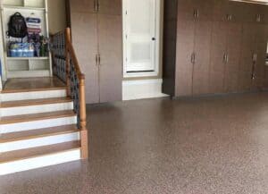 Epoxy garage floor coating in Rochester NY