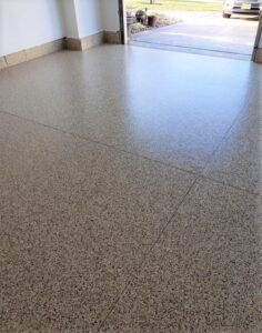 Epoxy concrete floor coating in Rochester NY