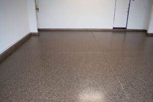 Epoxy concrete floor coating in Rochester NY