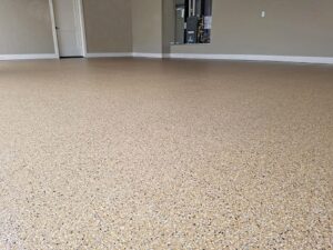 Epoxy concrete floor coating in Rochester NY