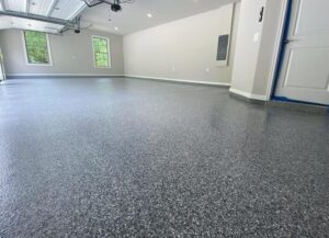 Epoxy concrete floor coating in Rochester NY