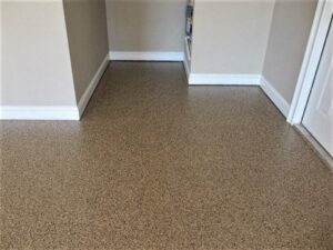 Epoxy concrete floor coating in Rochester NY