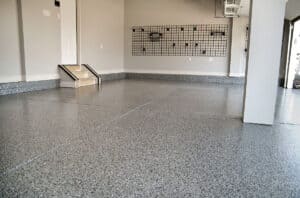 Epoxy concrete floor coating in Rochester NY
