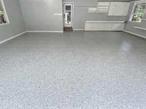Epoxy garage floor coating in Rochester NY
