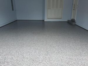 Epoxy concrete floor coating in Rochester NY