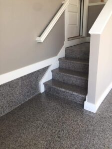 Epoxy garage floor coating in Rochester NY