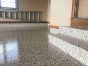 Epoxy garage floor coating in Rochester NY