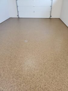Epoxy garage floor coating in Rochester NY