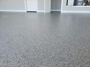 Epoxy garage floor coating in Rochester NY