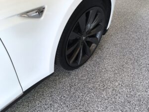 Epoxy garage floor coating in Rochester NY
