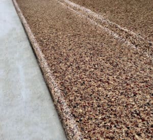Polyurea garage floor coating in Rochester NY